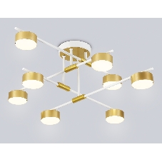 Потолочный светильник Ambrella light FL51751/8 WH/GD белый/золото GX53/8 max 12W 720*720*245