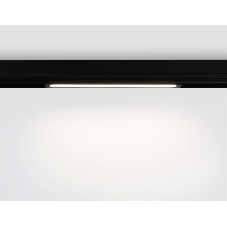Управляемый светодиодный светильник для шинопровода Magnetic Ambrella light GL1272 BK черный IP20 15W 3000K-6400K 220V 120° 342*25*42 (Без ПДУ)