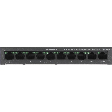 Коммутатор Mercusys MS110CMP, 8×100 Мбит/с PoE + 2×1 Гбит/с, неуправляемый