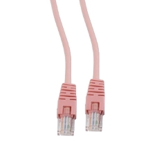 Патч-корд UTP Cablexpert PP12-1m cat.5e, 1м, литой, многожильный, розовый