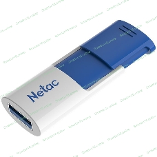 Флешка USB Netac U182 (NT03U182N-512G-30BL), 512Gb, USB 3.0, R/W 70/30, синий/белый