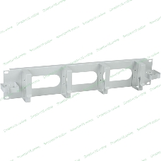 Кабельный органайзер ITK CO35-2M6R 2U 2 боковых горизонт. и 4 вертик. кольца, серый