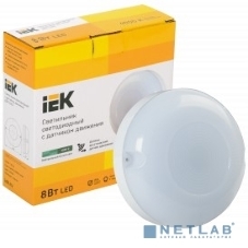 Светильник светодиодный IEK ДПО 1001 8Вт 4000К IP54 с акуст. датчиком LDPO3-1001-008-4000-K01