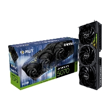 Видеокарта Palit NVIDIA GeForce RTX 5070 GamingPro 12Gb PCI-E 192bit GDDR7 2325/28000 HDMIx1 DPx3 HDCP Ret