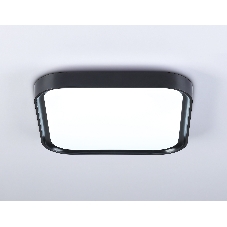 Потолочный светодиодный светильник Ambrella light FZ1262 BK черный 18W 5000K 250*250*60 (Без ПДУ)