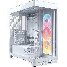 Корпус Corsair iCUE Link 4500X LX-R RGB White, Midi-Tower, белый, 3 x 120 мм