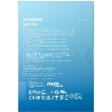 Твердотельный диск 1TB Samsung 990, M.2, PCI-E 4.0 x4, V-NAND TLC [R/W - 7150/6450 MB/s]