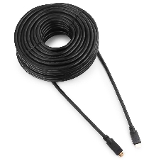 Кабель Cablexpert HDMI CC-HDMI4-30M, 19M/19M, v1.4, медь, позол.разъемы, экран, усилитель сигнала, 30м, черный, пакет