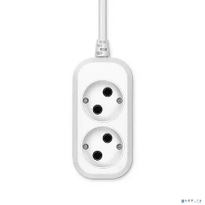 Сетевой удлинитель Buro BU-PSL2.3/W 3 м (2 розетки) белый (пакет ПЭ)
