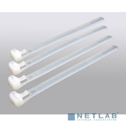 Стяжка Hyperline GTRN-150HD нейлоновая открывающаяся, безгалогенная (halogen free), 150x7.6мм (100 шт)