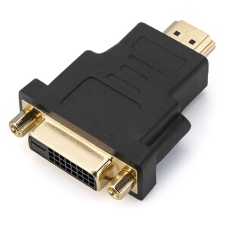 Переходник GoPower HDMI (m)-DVI-D (f) черный Premium Zip-Lock c подвесом (1/250)