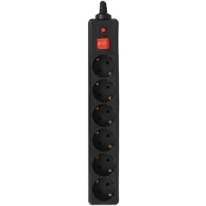Сетевой фильтр Buro 600SPro-16-3-G 3м (6 розеток) графитовый (коробка)