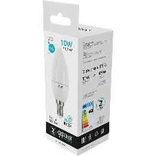 Лампа светодиодная Gauss 33120 LED Elementary Свеча 10W E14 920lm 4100K 1/10/100 0