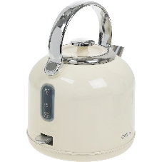 Чайник электрический Candy CK-205 слоновая кость, 1.7 л, 2200 Вт, скрытый нагревательный элемент