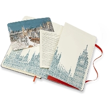 Блокнот Moleskine LIMITED EDITION I AM LONDON LEQP060IAMLO Large 130х210мм, 240 страниц, слоновая кость страницы линейка, твердая обложка, белый
