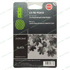 Заправочный набор Cactus CS-RK-PG445 черный для Canon Pixma MG2440/MG2540 (2x30мл)