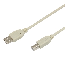 Кабель USB Rexant (шт. USB B - шт. USB A) 3 метра, серый