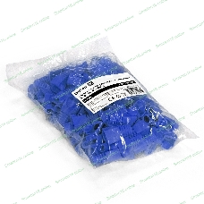 Колпачок ExeGate BC45-100-BL изолирующий для коннектора RJ-45, синий (100 шт)