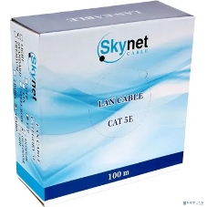 Кабель SkyNet Standart FTP outdoor 4x2x0,48, медный, FLUKE TEST, кат.5e, однож., 100 м, box, черный