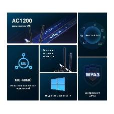 Wi-Fi Bluetooth PCI Адаптер Mercusys AC1200 Dual-Band Wi-Fi Bluetooth PCI Express Adapter