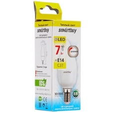Светодиодная (LED) лампа Smartbuy C37-07W/3000/E14 (Диммер) (SBL-C37D-07-30K-E14)