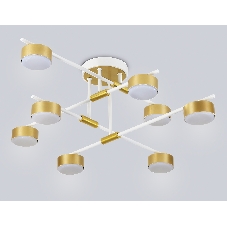 Потолочный светильник Ambrella light FL51751/8 WH/GD белый/золото GX53/8 max 12W 720*720*245