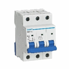 Выключатель автоматический CHINT NB1-63 3P 10A 6кА х-ка B