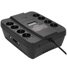 Источник бесперебойного питания Powercom Spider SPD-550U LCD 330Вт 550ВА черный