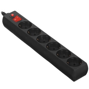 Сетевой фильтр Buro 600SPro-16-3-G 3м (6 розеток) графитовый (коробка)