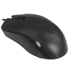 Мышь проводная A4Tech OP-760 черный, 1200 dpi, USB, кнопки - 3