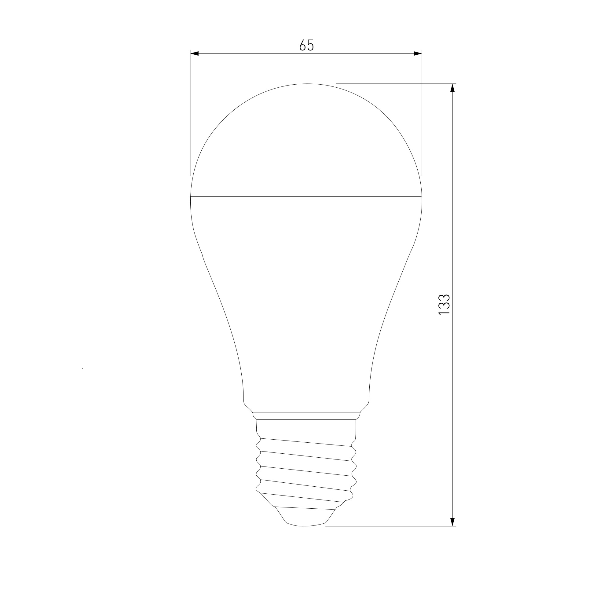BLE2744 / Светодиодная лампа Classic LED D 20W 6500K E27 А65