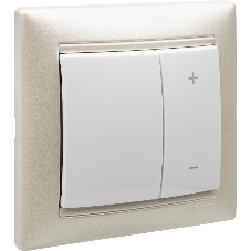 Светорегулятор нажимной 40-600W для л/н и обмоточных т-ров 770074 Legrand Valena Белый