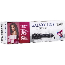 Фен-расческа Galaxy Line GL 4407 черный, 1200 Вт