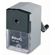 Точилка для карандашей механическая Kw-Trio 305A, 1 отверстие, 8мм пластик, ассорти