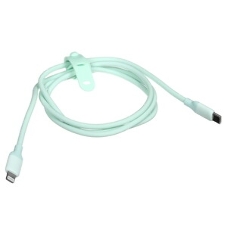 Кабель GCR PREMIUM 3.0m TypeC/Lightning MFI POWER DELIVERY 18 W, быстрая зарядка, белый силикон, AL case белый, белый ПВХ, GCR-53756
