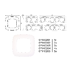 Рамка OMEGA Ecta (Жемчуг) 3-ая OF140203