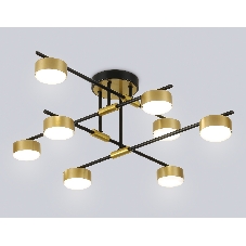 Потолочный светильник Ambrella light FL51752/8 BK/GD черный/золото GX53/8 max 12W 720*720*245