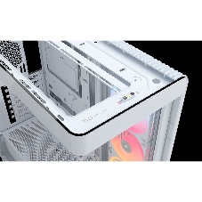 Корпус Corsair iCUE Link 4500X LX-R RGB White, Midi-Tower, белый, 3 x 120 мм