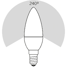 Лампа светодиодная Gauss 33120 LED Elementary Свеча 10W E14 920lm 4100K 1/10/100 0