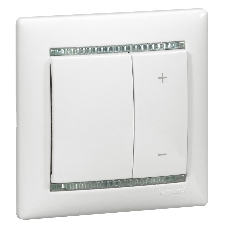 Светорегулятор нажимной 40-600W для л/н и обмоточных т-ров 770074 Legrand Valena Белый