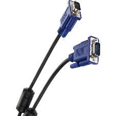 Кабель соединительный SVGA (15M/M) 3 м 2 фильтра TV-COM QCG120H-3M