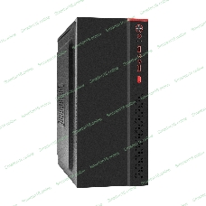 Компьютерный корпус Miditower ExeGate AA-443 (ATX, без БП, 2хUSB+HD Audio, черный)