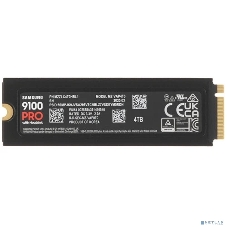 Накопитель SSD 4Tb Samsung 9100 PRO, M.2, PCI-E 5.0 x4, TLC 3D NAND R/W - 14800/13400 Mb/s с радиатором
