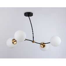 Светитльник Ambrella Light TR2544/4 BK/SB черный/бронза E27/4 max 60W 700*450*450