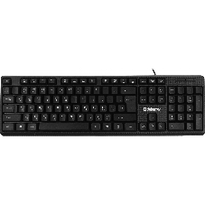 Клавиатура проводная Defender Daily HB-162, USB, черный