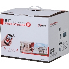 Комплект домофона Dahua DHI-KTP01L(S) черный