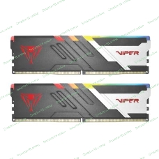 Оперативная память Patriot Viper Venom, DDR5, 32Gb (2x16Gb), 6000MHz, CL30, DIMM, с радиаторами, RGb, черный