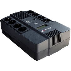 Источник бесперебойного питания Ермак 800 ВА/480 Вт, 8xSchuko,  LED, USB (СБП ЕРМАК 220-220.0,8-32-ВНЛ)