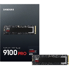 Накопитель SSD 4Tb Samsung 9100 PRO, M.2, PCI-E 5.0 x4, TLC 3D NAND R/W - 14800/13400 Mb/s