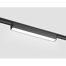 Светильник трековый светодиодный GV1449 BK черный IP20 10W 4200K 48V 230*26*24